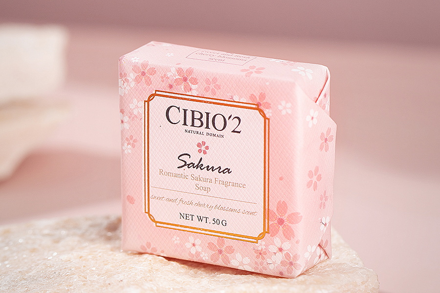 Romantic cherry blossom fragrance soap