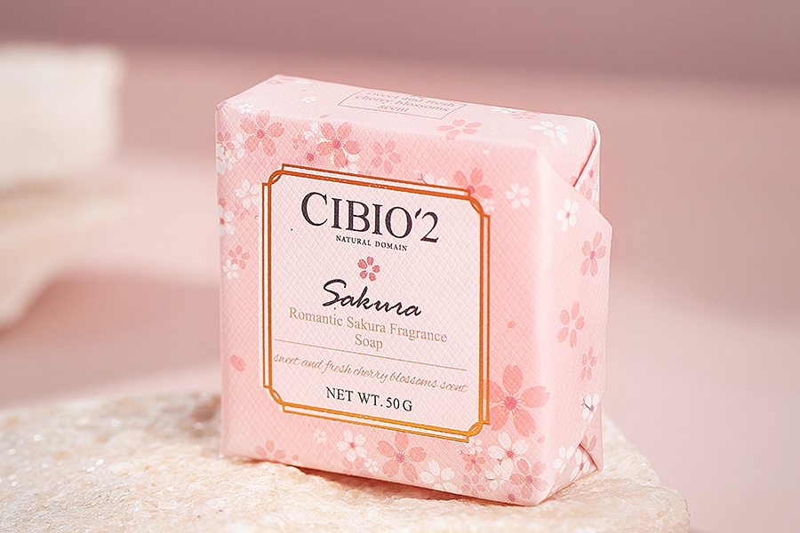 Romantic sakura blossom fragrance soap